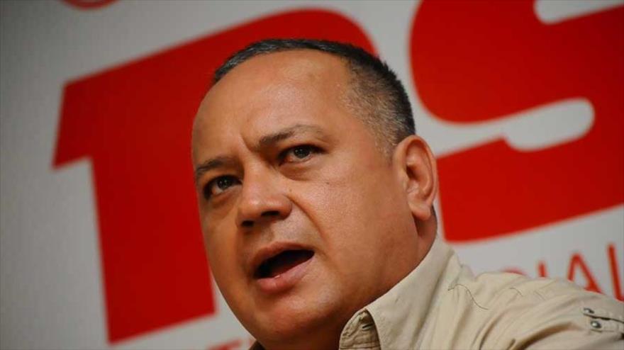 El presidente de la Asamblea Nacional de Venezuela (AN), Diosdado Cabello.