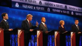 Republicanos celebran tercer debate televisivo en EEUU