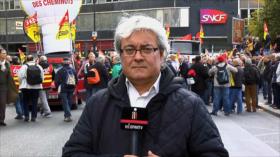 Trabajadores franceses denuncian reforma ferroviaria del Gobierno
