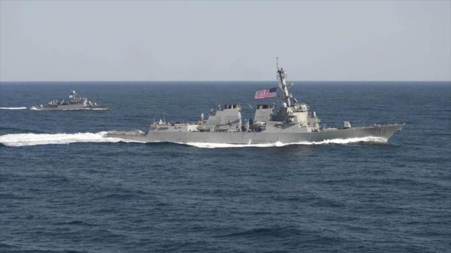 El destructor lanzamisiles USS Lassen de la Armada de EE.UU.