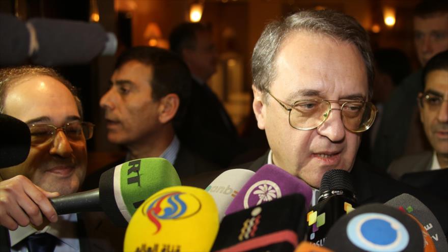 El vicecanciller ruso, Mijail Bogdanov.