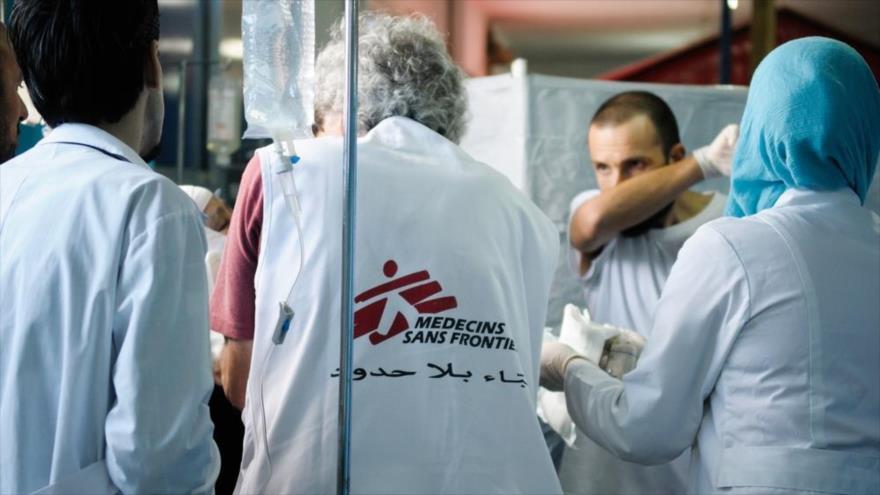 Personal de Médicos Sin Fronteras (MSF) trabaja en Siria.