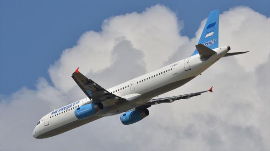 Un avión Airbus-A321.