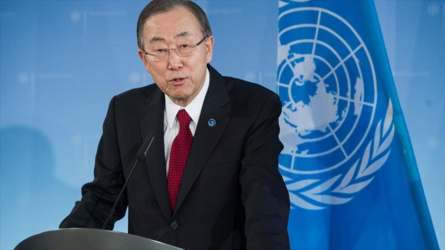 El secretario general de las Naciones Unidas, Ban Ki-moon.