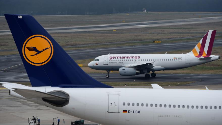 Aviones de la compañía aérea alemana Lufthansa.