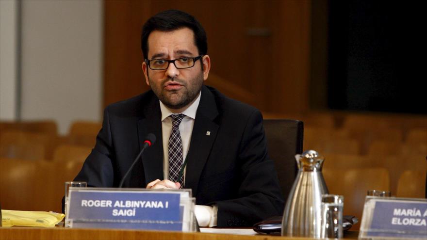 El secretario de Asuntos Exteriores y de la UE de la Generalitat, Roger Albinyana.