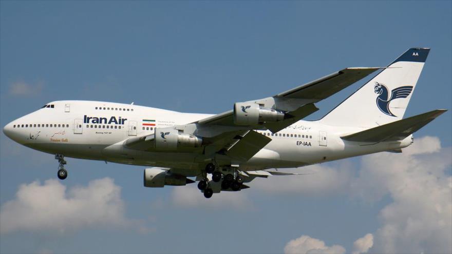 Un Boeing 747SP de Iran Air.