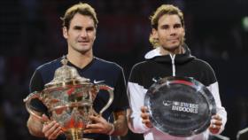 Federer gana el título de Basilea tras vencer a Nadal