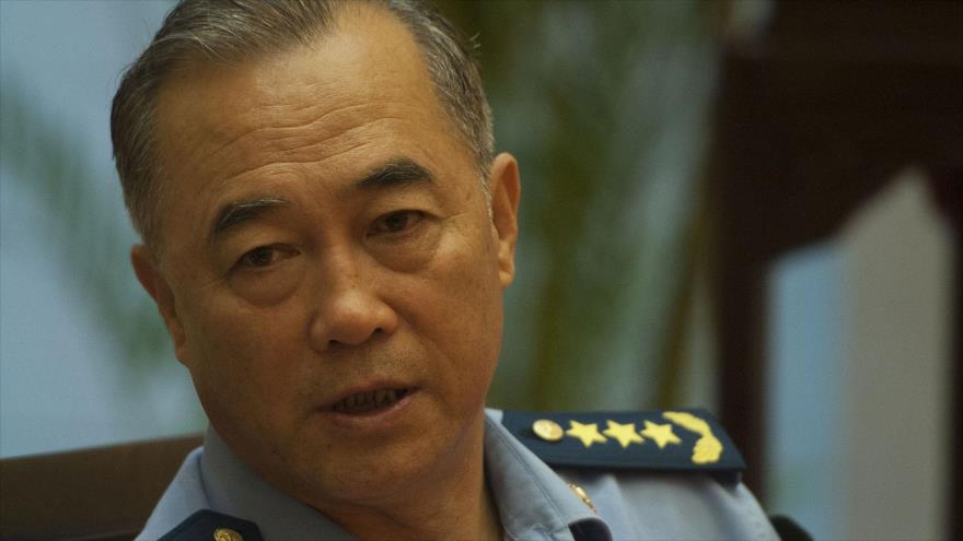 Comandante de la Fuerza Aérea de China, el general Ma Xiaotian.