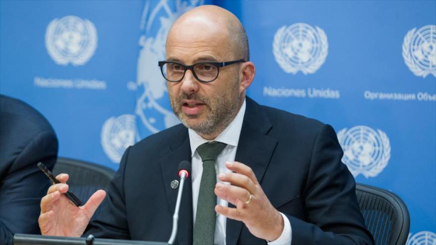 El coordinador humanitario de la ONU para los territorios palestinos ocupados, Robert Piper