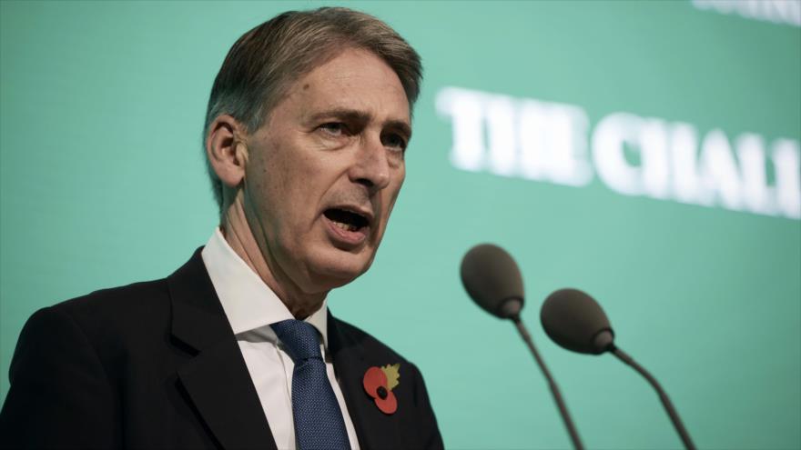 El canciller británico, Philip Hammond.