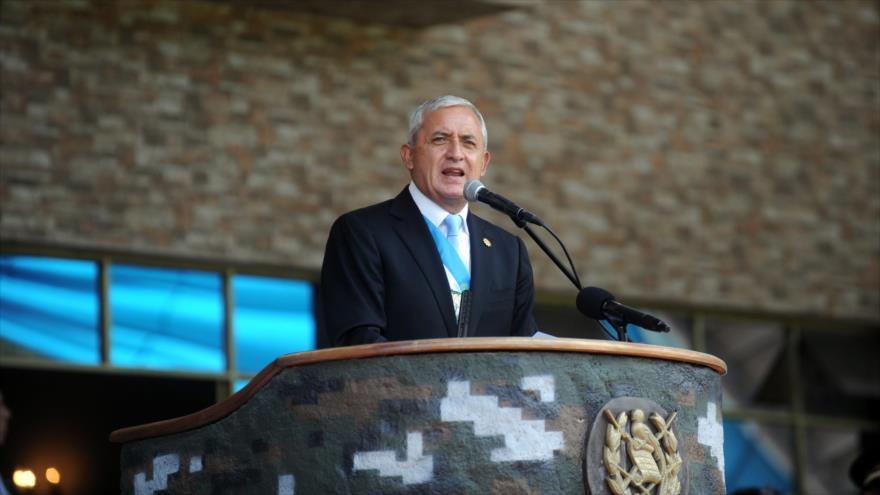 El expresidente de Guatemala Otto Pérez Molina.