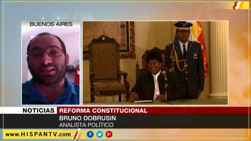 ‘Los bolivianos apoyan la reelección de Evo por su exitosa política’