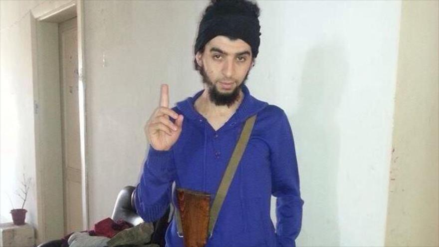 Famoso decapitador marroquí del grupo terrorista EIIL (Daesh, en árabe), Mohamad Hamduch, conocido como “Kokito” o “el decapitador de Castillejos”.