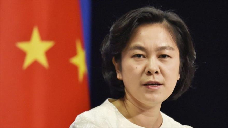 La portavoz del Ministerio de Asuntos Exteriores de China, Hua Chunying.