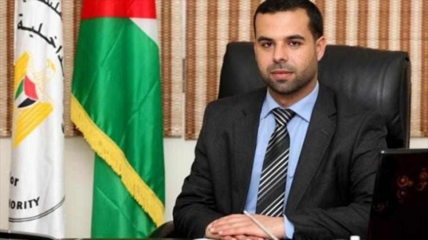 El portavoz del Ministerio del Interior de Gaza, Iyad al-Bazm.