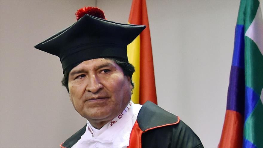 Presidente de Bolivia, Evo Morales, en la capital italiana de Roma. 6 de noviembre de 2015