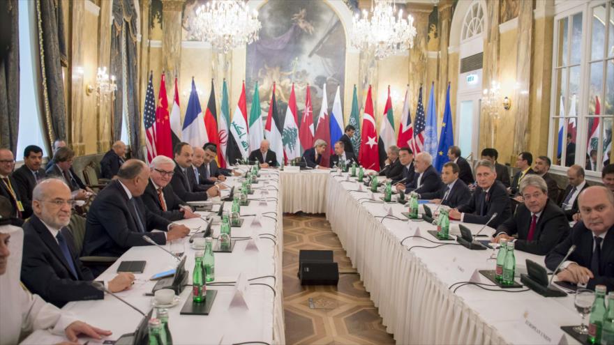 Primera ronda de diálogos sobre Siria en Viena, capital austríaca, 30 de octubre de 2015.