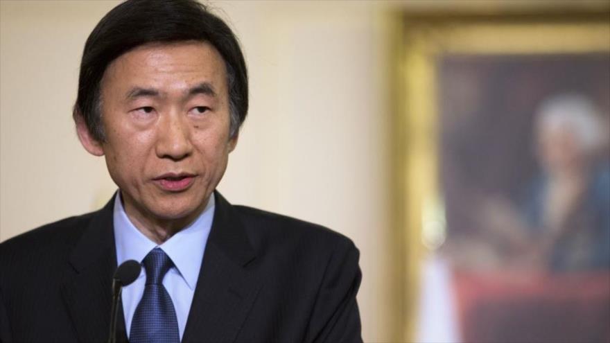 El ministro de Asuntos Exteriores de Corea del Sur, Yun Byung-se.
