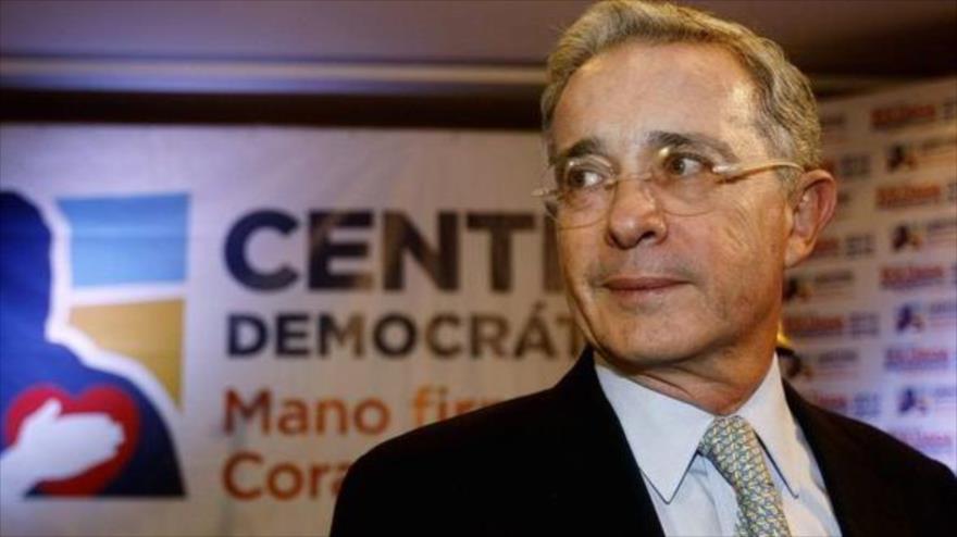El expresidente colombiano Álvaro Uribe. 