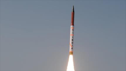 La India lanza con éxito misil balístico con capacidad nuclear Agni-IV