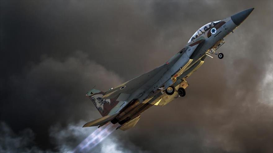 Un cazabombardero israelí F-15 Strike Eagle de producción estadounidense.