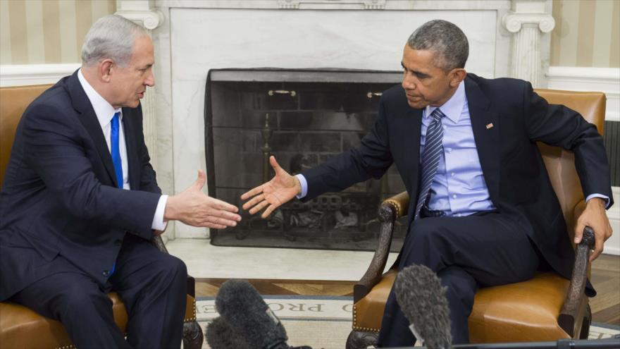 El presidente de EE.UU., Barack Obama, se reúne con el primer ministro israelí, Benyamin Netanyahu, en Washington, 9 de diciembre de 2015.