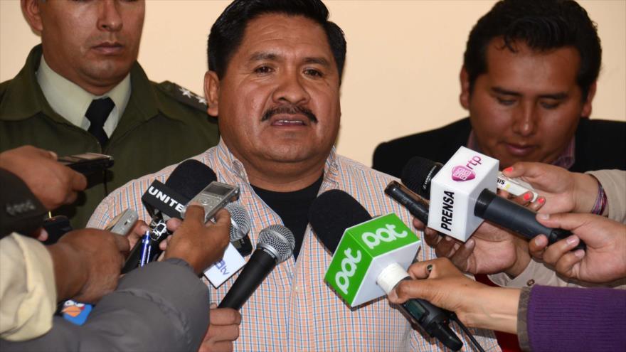 Viceministro de Defensa Social de Bolivia, Felipe Cáceres.