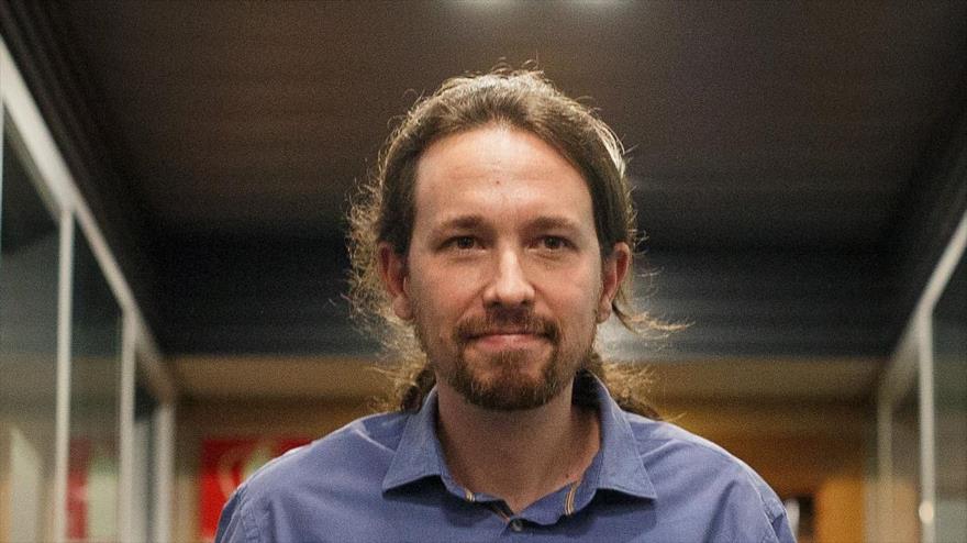 El secretario general del partido español Podemos, Pablo Iglesias.