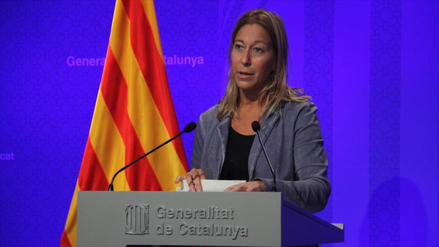 La portavoz de la Generalitat de Cataluña, Neus Munté.