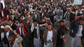 Se manifiestan en Yemen contra agresión de Riad