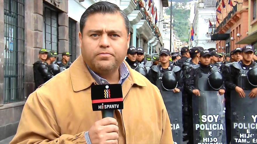 Se realizan marchas a favor y en contra del Gobierno en Ecuador