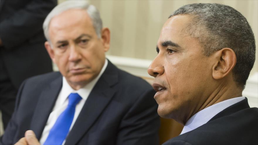 El presidente de EE.UU., Barack Obama (dcha.) y el primer ministro israelí, Benyamin Netanyahu.