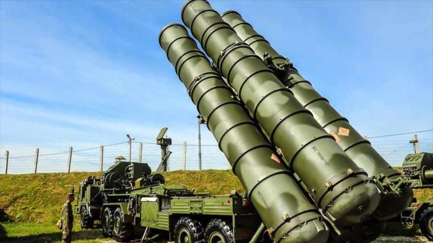 Sistema antiaéreo ruso S-400 Triumf.