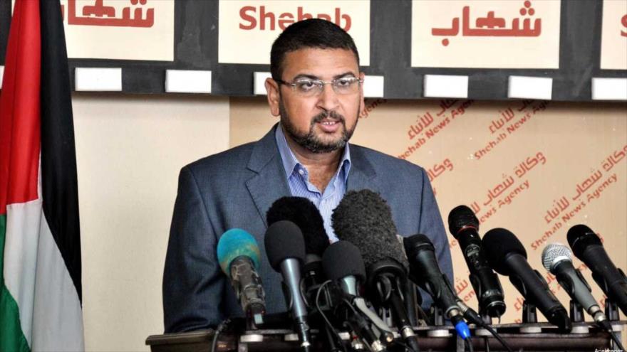 Sami Abu Zuhri, portavoz del Movimiento de Resistencia Islámica Palestina (HAMAS).
