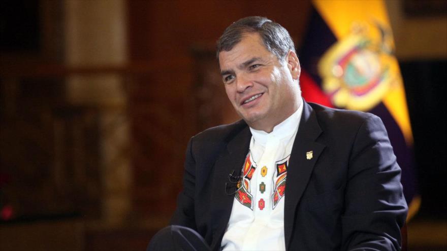 Presidente de Ecuador, Rafael Correa.