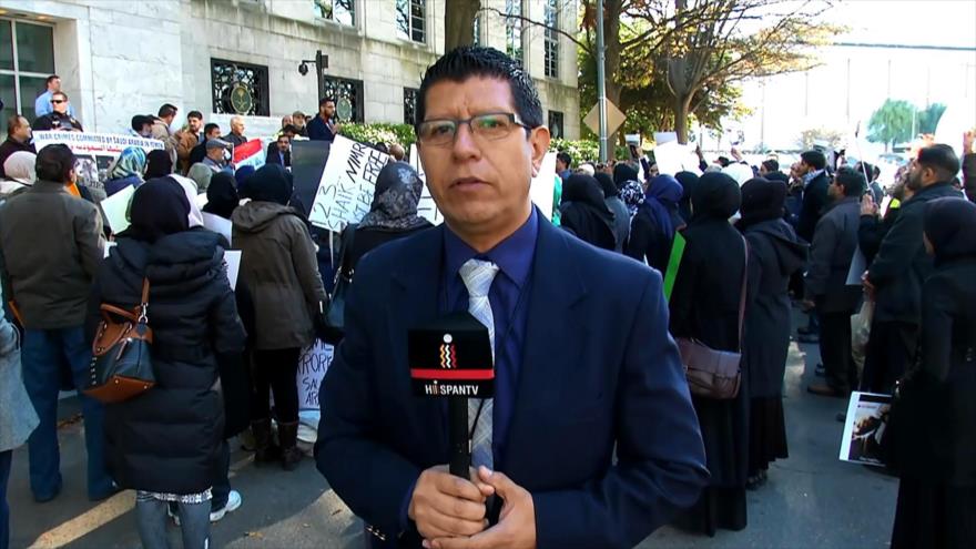 En Washington protestan contra el régimen saudí 