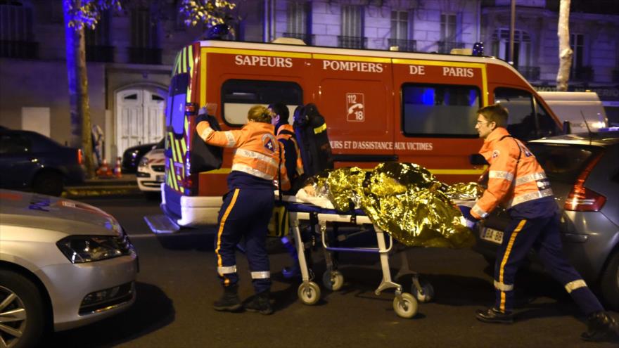 300 hospitalizados, 80 muy graves, tras atentados en París
