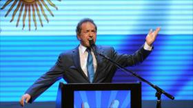  Scioli denuncia acuerdo entre el FMI, los fondos buitre y Macri