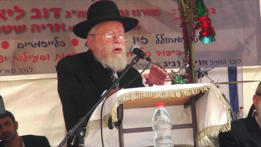 Rabino israelí Dov Lior.