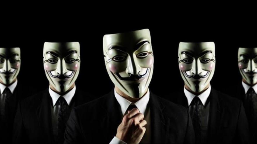 El colectivo de ciberactivistas Anonymous.