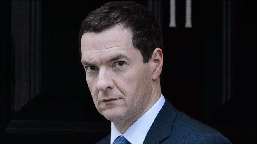 El ministro británico de Finanzas, George Osborne.