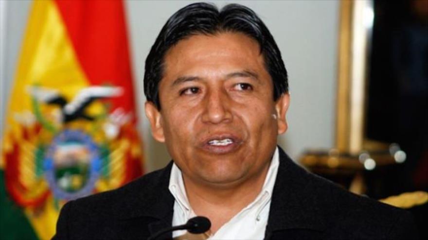 El canciller boliviano, David Choquehuanca.