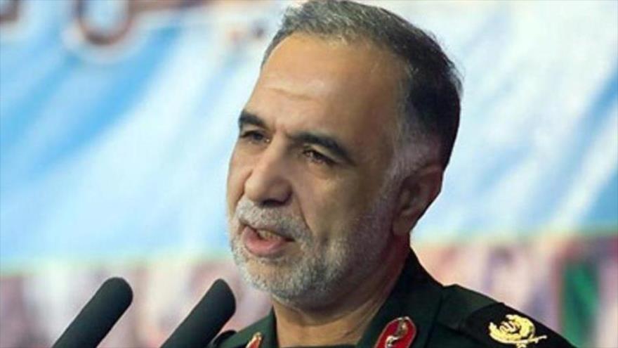 El general de brigada Bahman Reihani, comandante del Cuerpo de los Guardianes de la Revolución Islámica de Irán (CGRI) en la provincia occidental de Kermanshah.
