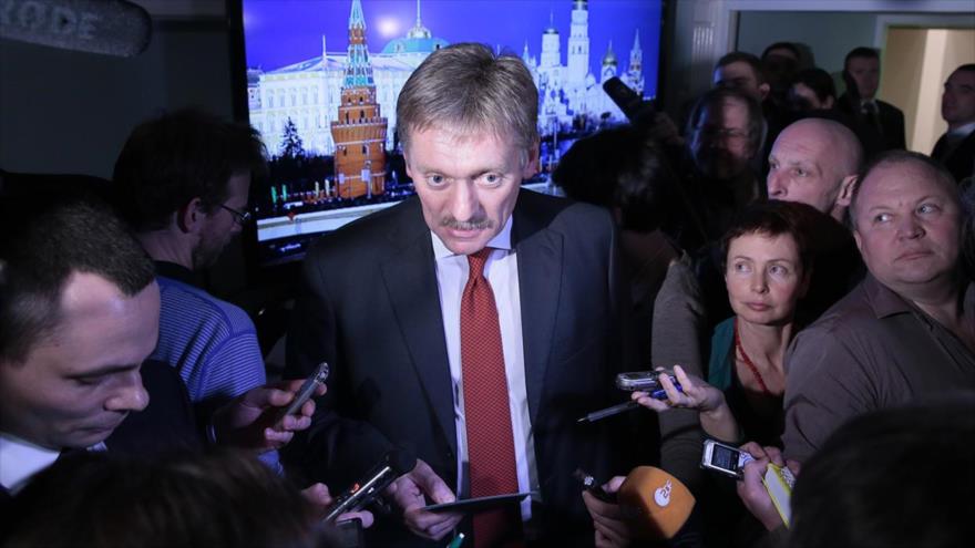 El portavoz de la presidencia de Rusia, Dmitri Peskov.