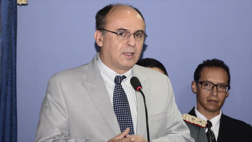 El ministro de Defensa de Bolivia, Reymi Ferreira.