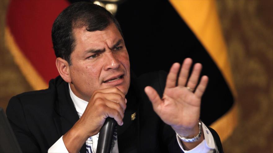 Presidente de Ecuador, Rafael Correa.