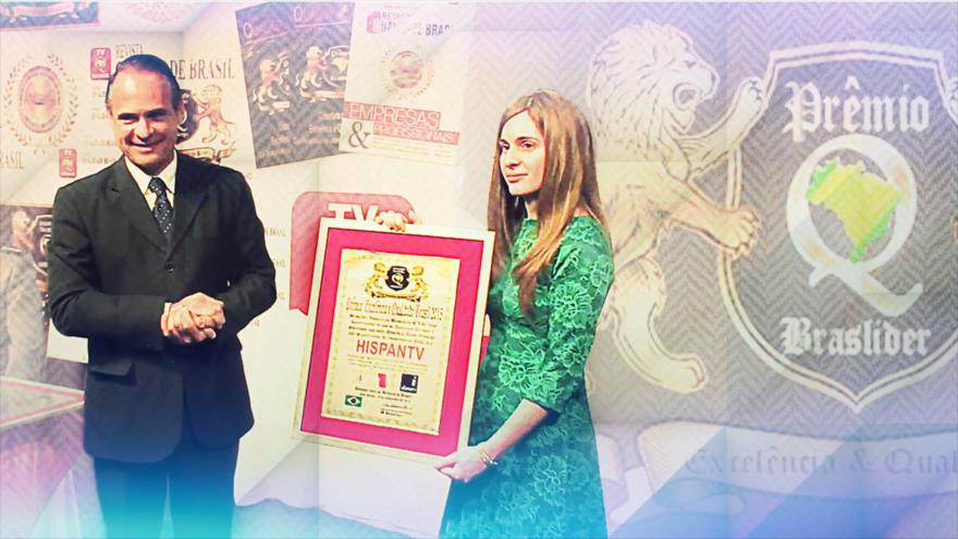Galardonan a HispanTV con Premio Excelencia y Calidad en Brasil