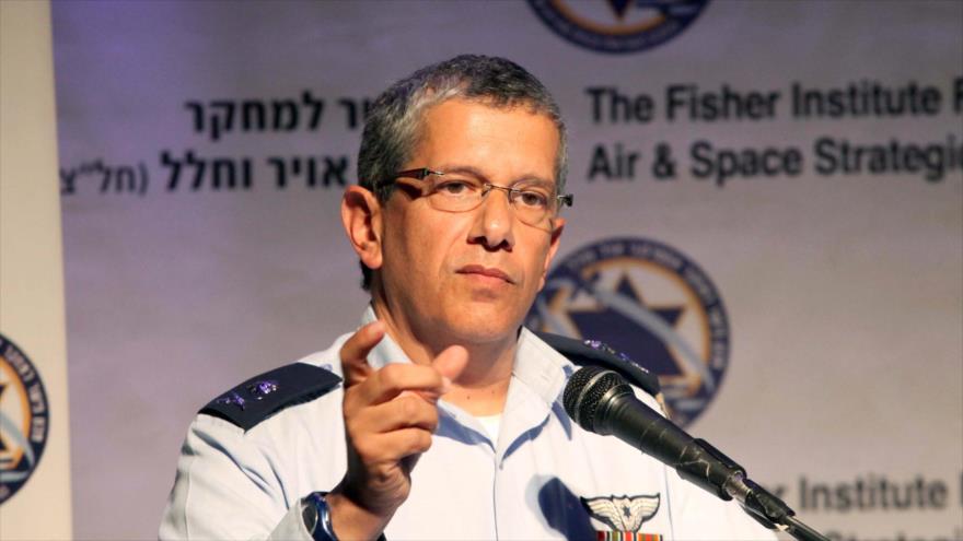 El general mayor de la fuerza aérea del régimen de Israel Amir Eshel.