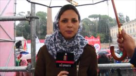 La FIOM se manifiesta en Roma “por las causas justas”